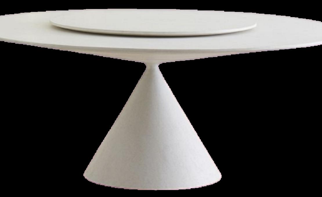 Стол от фабрики Desalto модель Clay Table with Lazy Susan 701