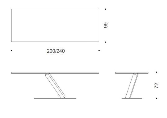 Стол Desalto Element 680 Rectangular Table image 2