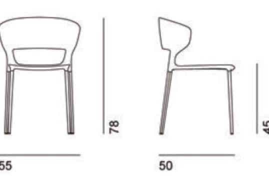 Стул Desalto 707 Koki Chair image 2