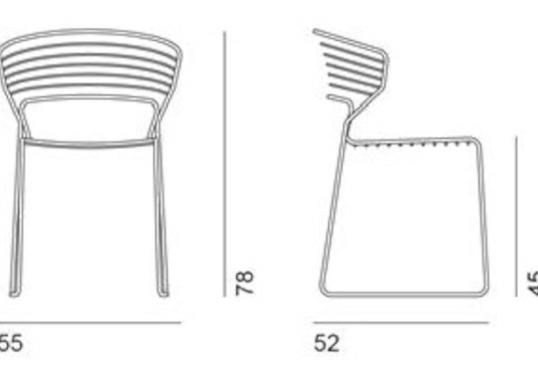 Стул Desalto KOKI WIRE 635 CHAIR image 2