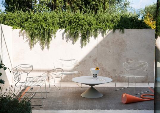 Уличный стул Desalto KOKI WIRE 755 OUT_ LOUNGE CHAIR image 3