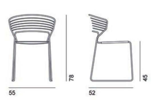 Стул Desalto KOKI WIRE CUOIO CHAIR image 2