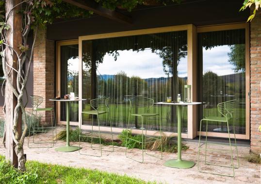 Уличный стул Desalto KOKI WIRE 754 OUTDOOR STOOL image 4