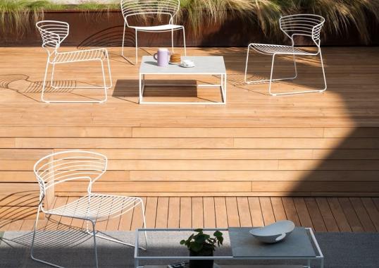 Уличный стул Desalto KOKI WIRE 755 OUT_ LOUNGE CHAIR image 4