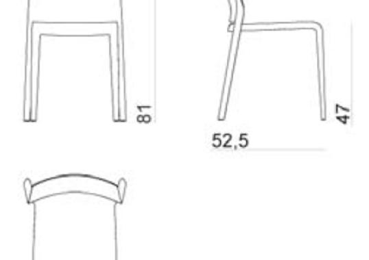 Стул Desalto Lisbona 544 Chair image 2