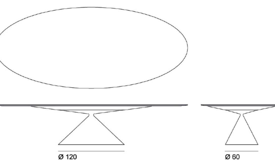 Стол от фабрики Desalto модель MAXI CLAY 735 TABLE
