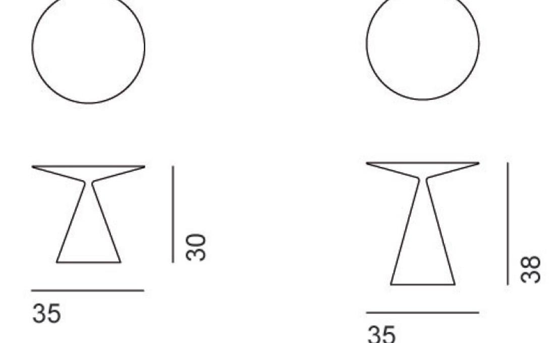 Журнальный столик от фабрики Desalto модель MICRO CLAY 