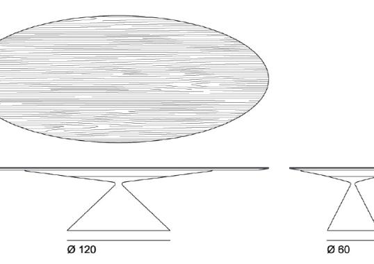Стол Desalto MAXI CLAY TABLE TOP ASH image 2