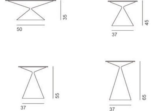 Уличный стол Desalto MINI CLAY CER_ OUT_ COFFEE TABLE image 2