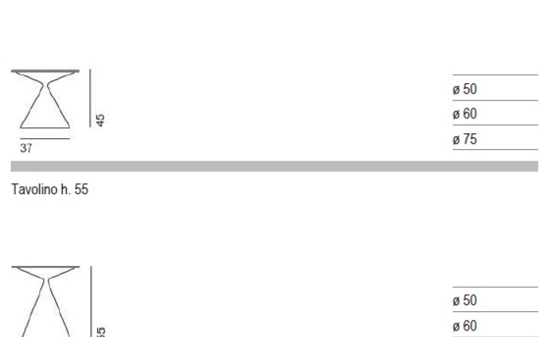 Уличный стол от фабрики Desalto модель Mini Clay Con_ Out_ 