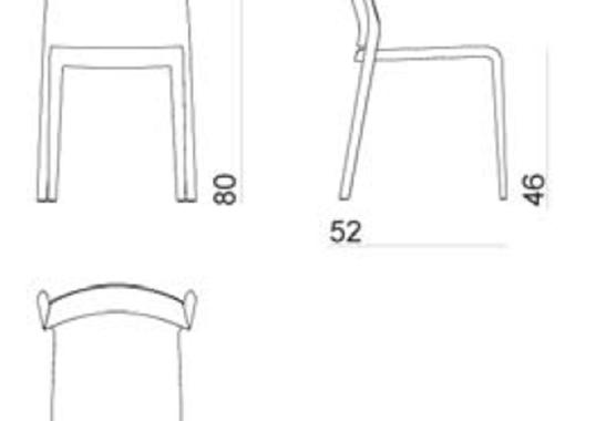 Стул Desalto Riga 545 Chair image 2