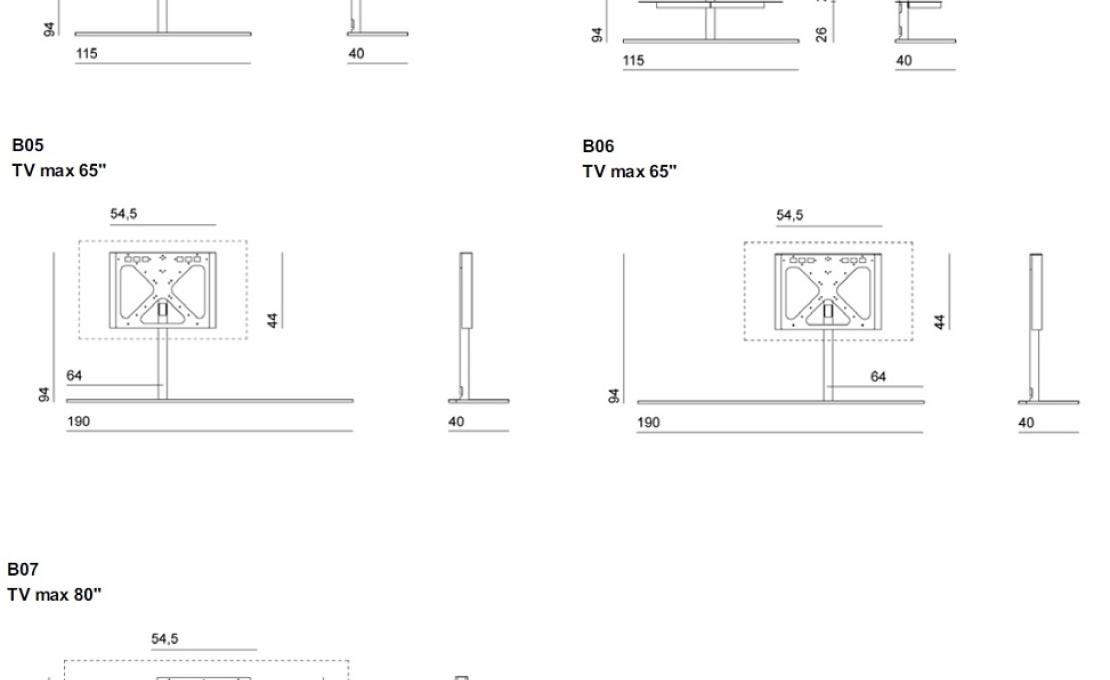 Тв Мебель от фабрики Desalto модель SAIL 302 TV SYSTEM