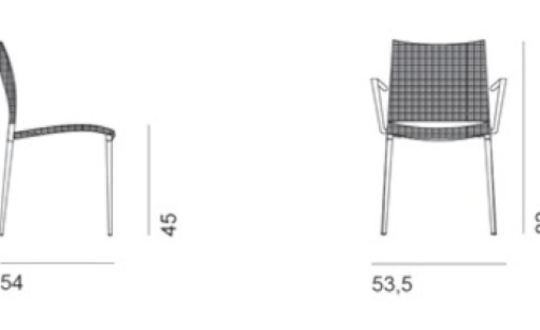 Стул от фабрики Desalto модель SAND AIR 