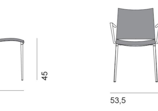 Стул Desalto SAND UPHOLSTERED CHAIR image 2