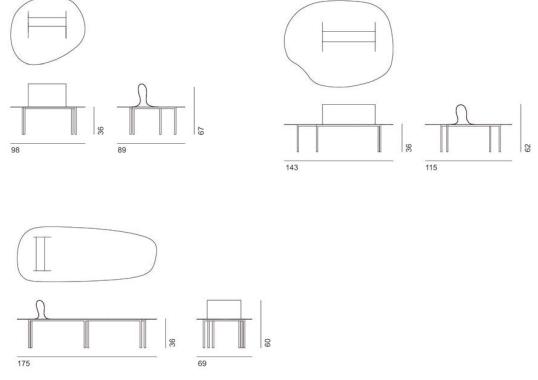 Банкетки Desalto SOFTER THAN STEEL 687 BENCH image 2