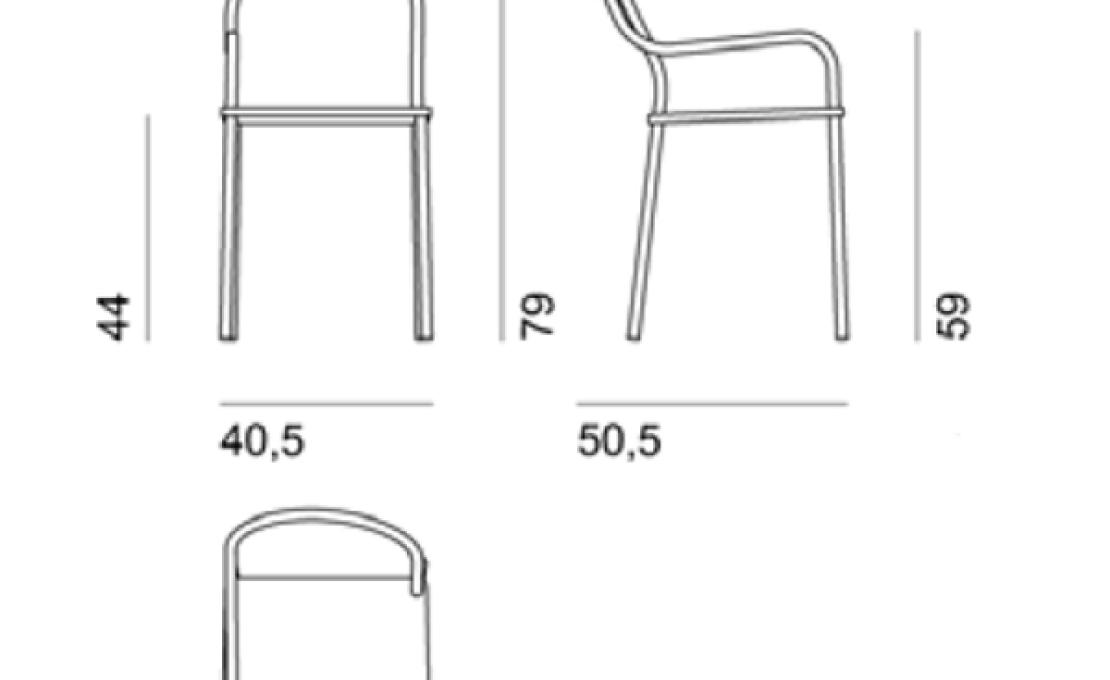 Стул от фабрики Desalto модель Softer Than Steel 695  