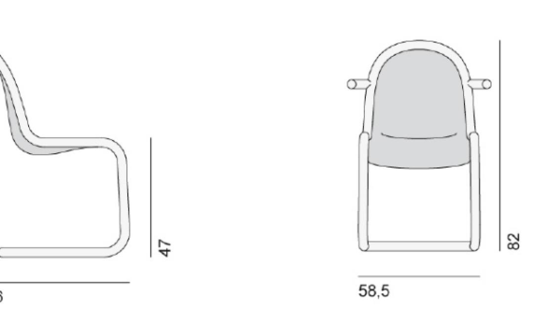 Стул от фабрики Desalto модель STRONG 