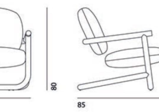 Кресло Desalto STRONG SPECIAL LOUNGE CHAIR image 2
