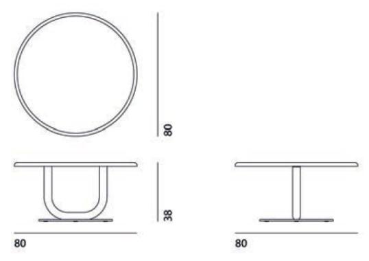 Журнальный столик Desalto 774 Strong Special Side Table image 2