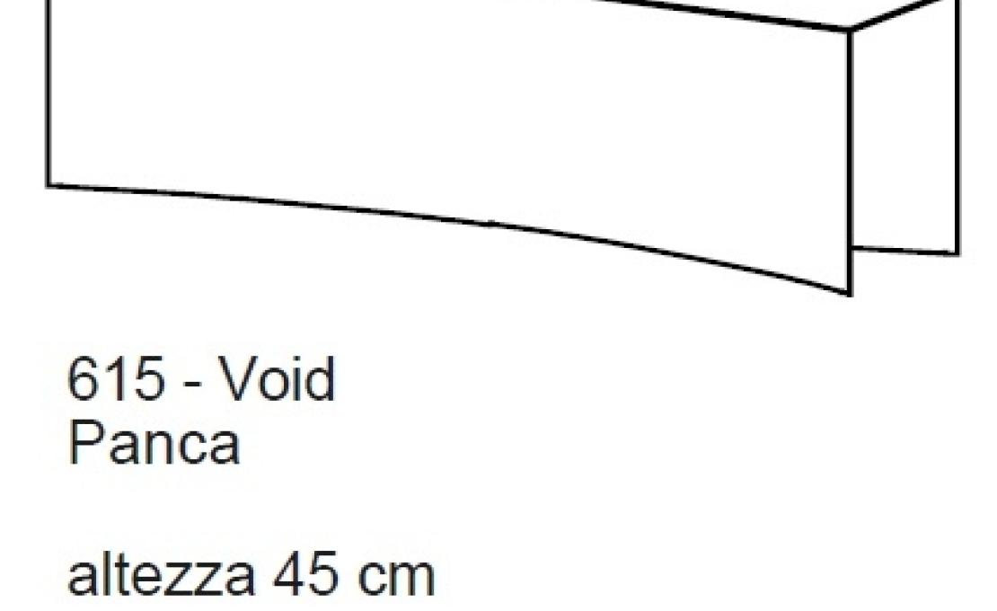 Банкетки от фабрики Desalto модель Void Bench