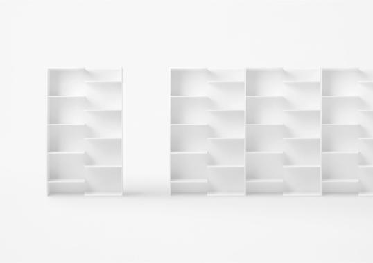 Стеллаж для книг от фабрики Desalto модель STEP 684 BOOKCASE