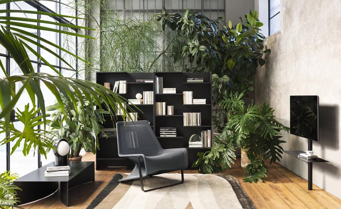 Стеллаж для книг от фабрики Desalto модель STEP 684 BOOKCASE