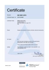 Подтвержденная подлинность – сертификат фабрики Saba Italia