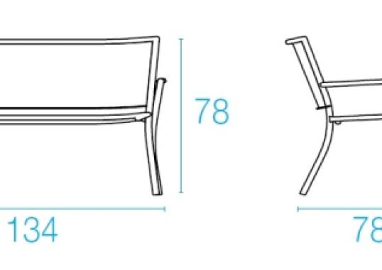 Уличный диван Emu 3417 image 2