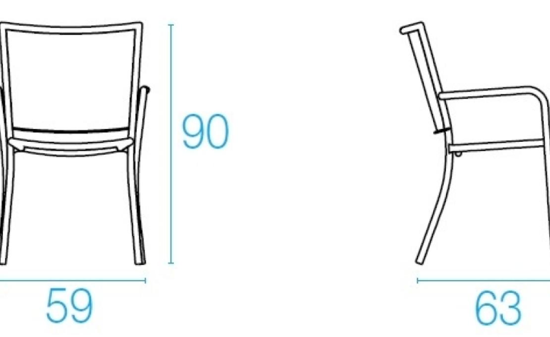 Уличное кресло от фабрики Emu модель 3413