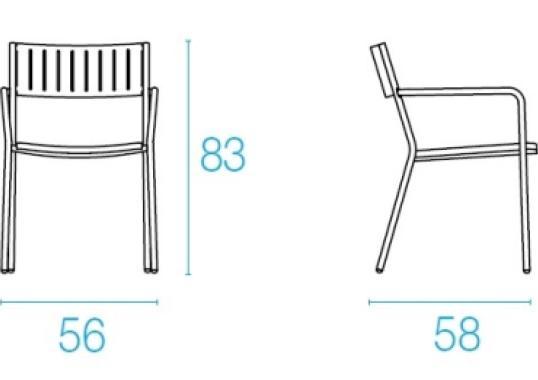 Кресло уличное Emu 147 Bridge Armchair image 2