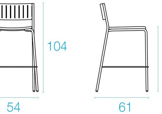 Уличный стул Emu 148 image 2