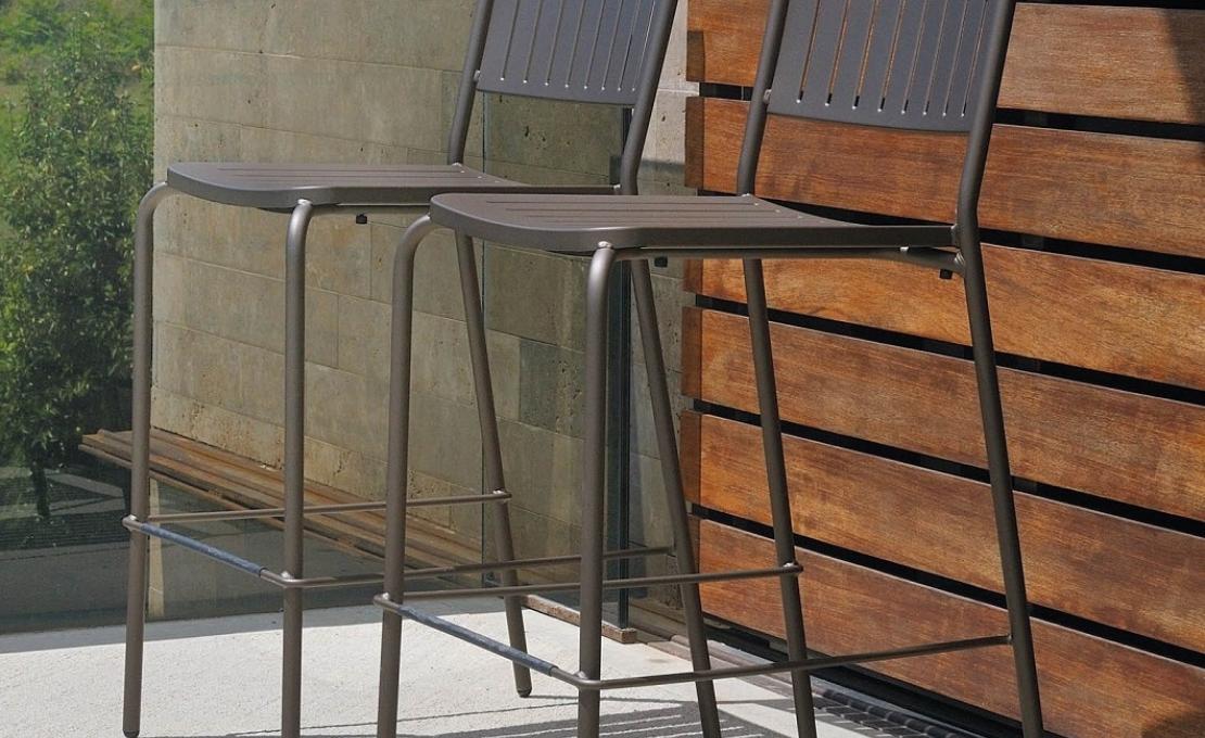 Уличный барный стул от фабрики Emu модель 148