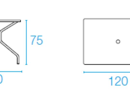 Уличный стол от фабрики Emu модель 80/CAMBIRECTANGULARTABLE