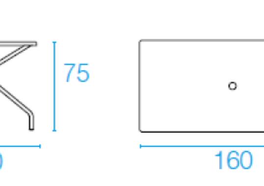 Уличный стол от фабрики Emu модель 80/CAMBIRECTANGULARTABLE