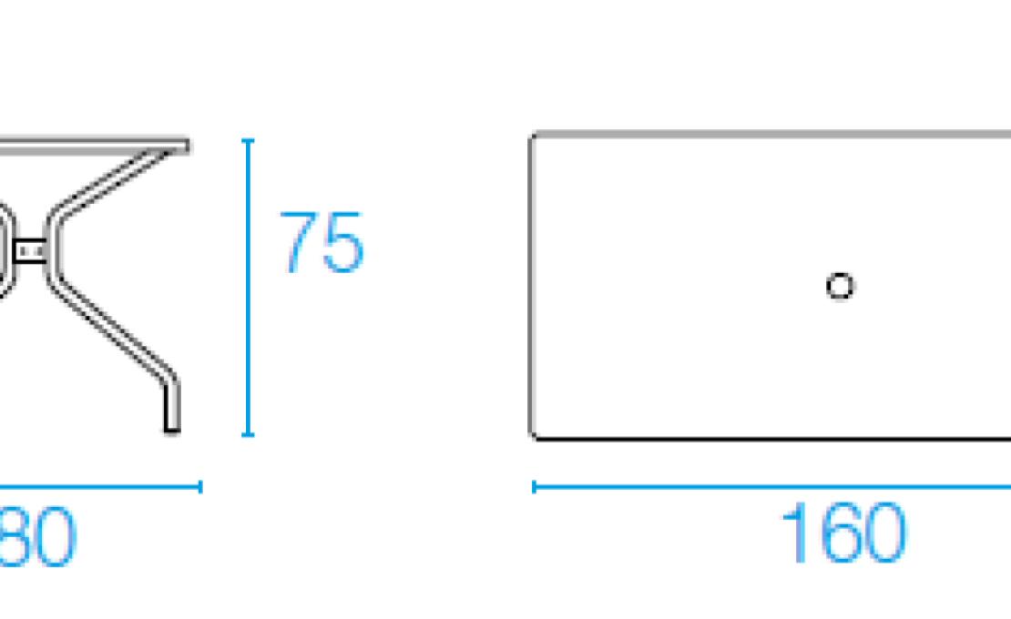 Уличный стол от фабрики Emu модель 80/CAMBIRECTANGULARTABLE