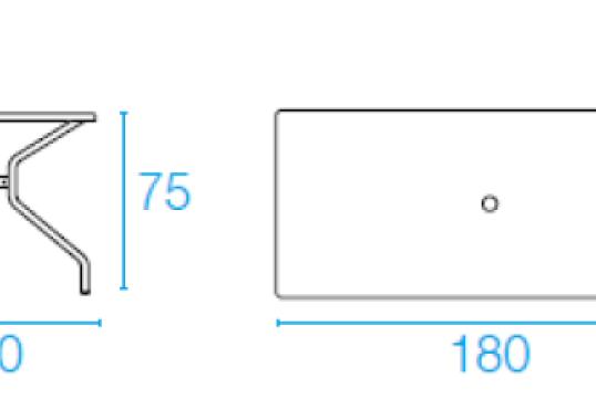 Уличный стол от фабрики Emu модель 80/CAMBIRECTANGULARTABLE