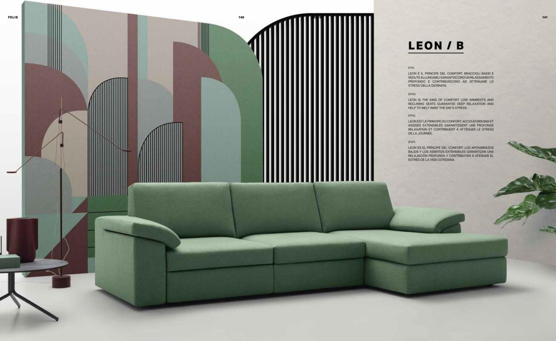 Диван с выдвижной сидушкой Felis - Leon B