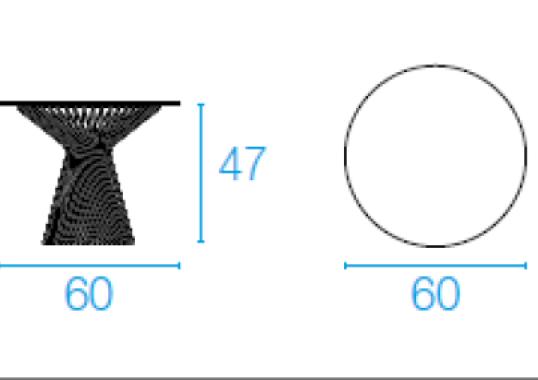 Уличный стол от фабрики Emu модель 1208