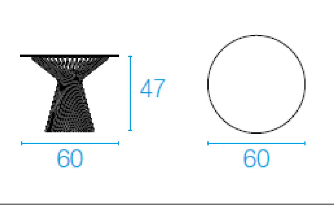 Уличный стол от фабрики Emu модель 1208