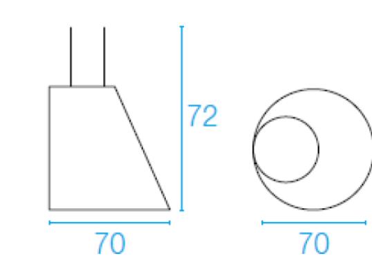 Подвесной светильник от фабрики Emu модель 2003