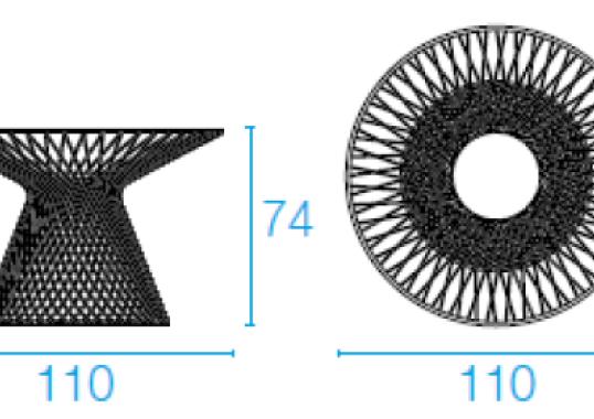 Уличный стол от фабрики Emu модель 494+1207
