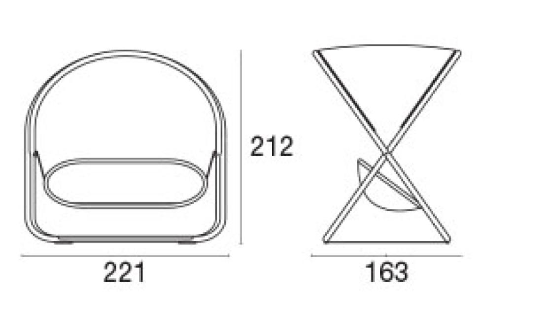 Уличный диван от фабрики Emu модель 174