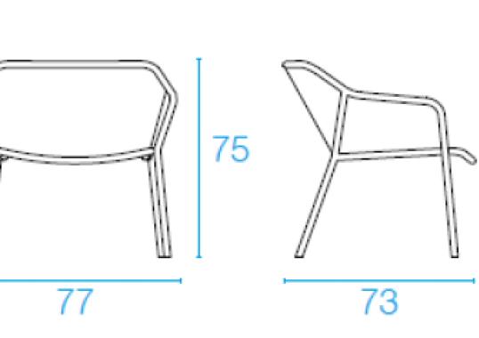 Уличное кресло от фабрики Emu модель 524