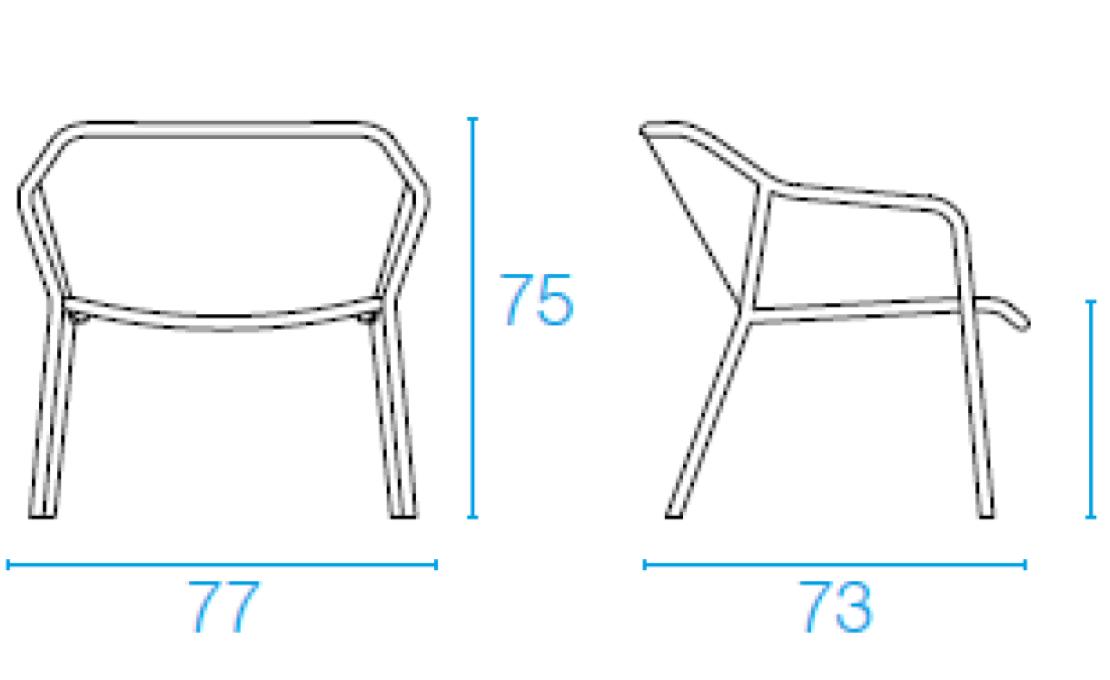 Уличное кресло от фабрики Emu модель 524