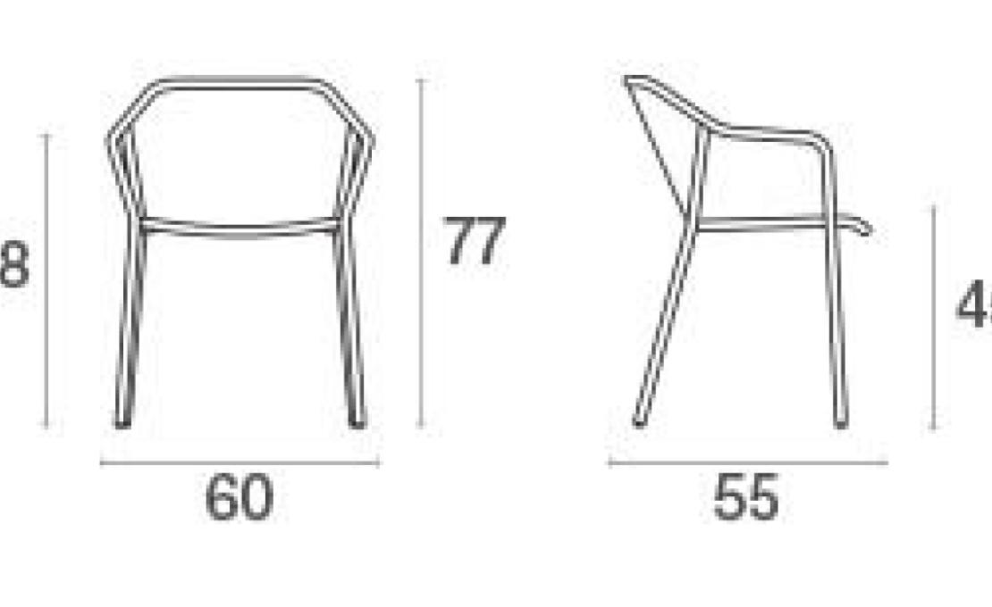 Уличное кресло от фабрики Emu модель 522