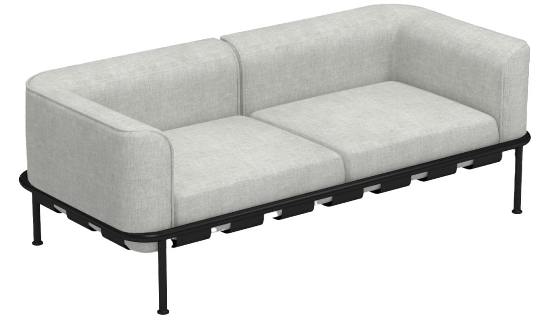 Уличный диван от фабрики Emu модель DOCK SOFA 742 + 743
