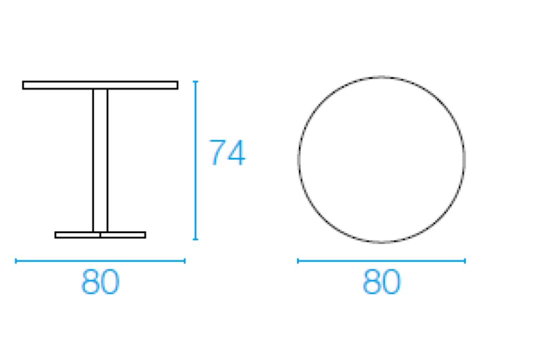 Уличный стол от фабрики Emu модель 84DARWINCOLLAPSIBLETABLE