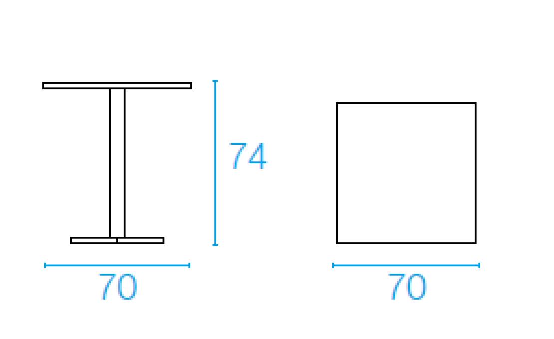 Уличный стол от фабрики Emu модель 52DARWINTABLECOLLAPSIBLE