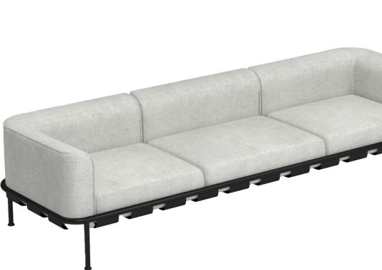 Уличный диван от фабрики Emu модель DOCK SOFA 742 + 743