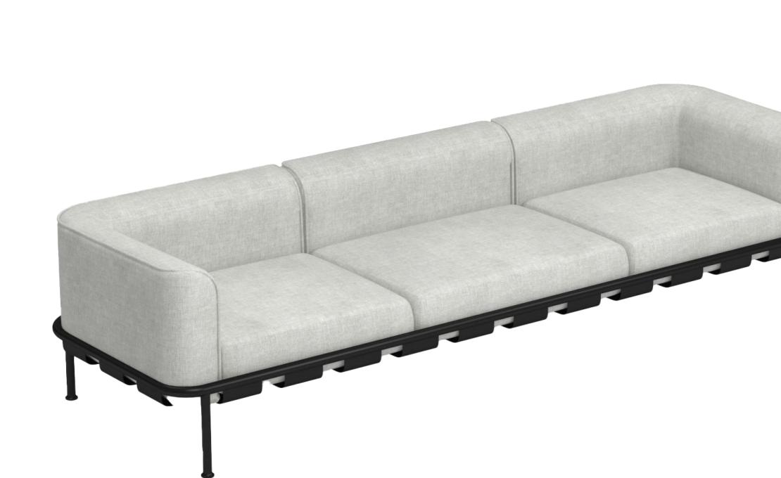 Уличный диван от фабрики Emu модель DOCK SOFA 742 + 743